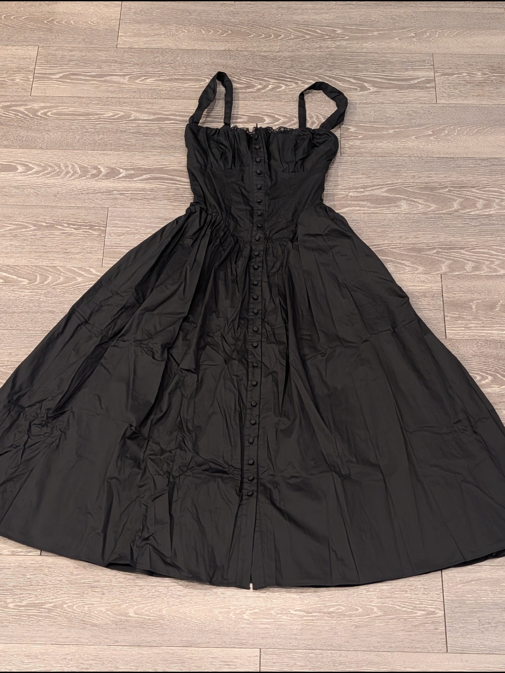 House Of CB Tatiana Black Midi Dress (New Without Tags) Size Small - Picture 4 of 7